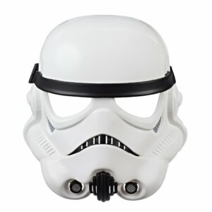 Máscara branca de Stormtrooper com faixa preta, Star Wars