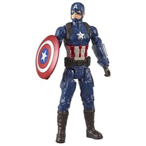 Figure do Capitão América com escudo, Marvel, de corpo inteiro