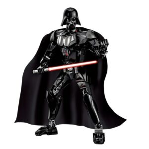 Darth Vader montável com blocos, Star Wars, visto de frente
