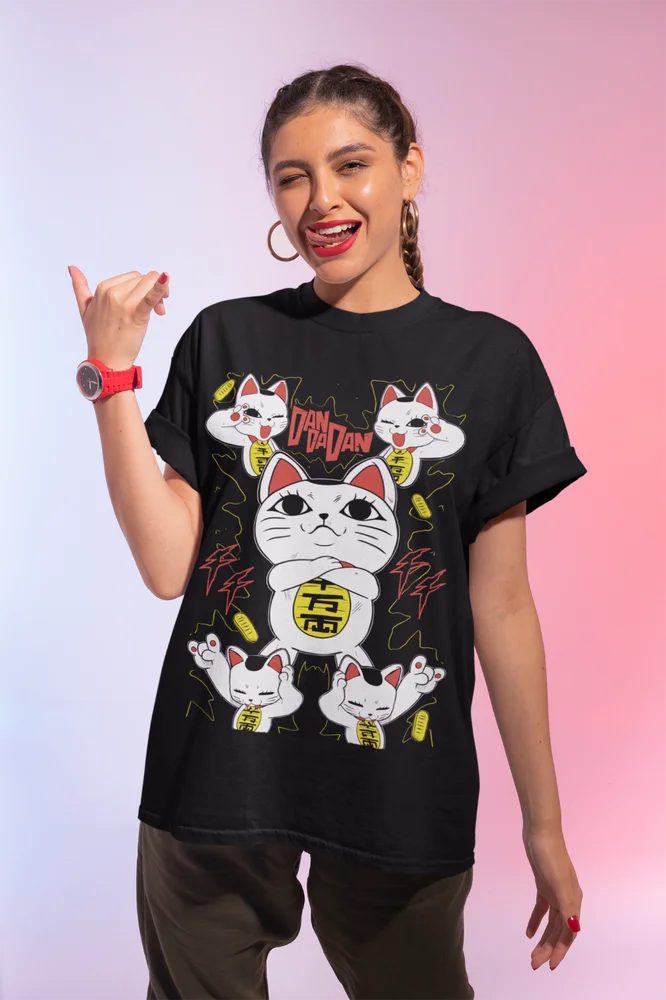 Camiseta de Dandadan com a Velha Turbo, Momo e Okarun: foto 3