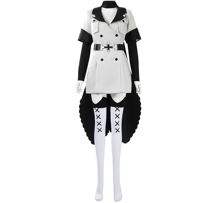 Esdeath, Akame ga Kill!: conjunto com casaco, capa e meias