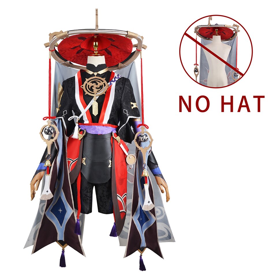 Cosplay do Scaramouche, traje e chapéu: foto 8