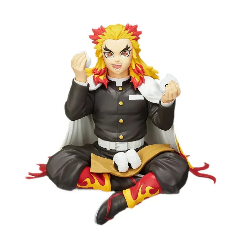 Kyojuro Rengoku, Demon Slayer: figure sentada, com a capa estampada de chamas