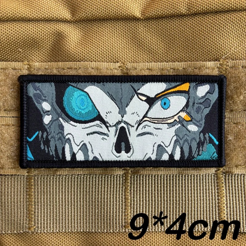Patch do Kaiju No. 8 com a medida de 9 x 4 cm