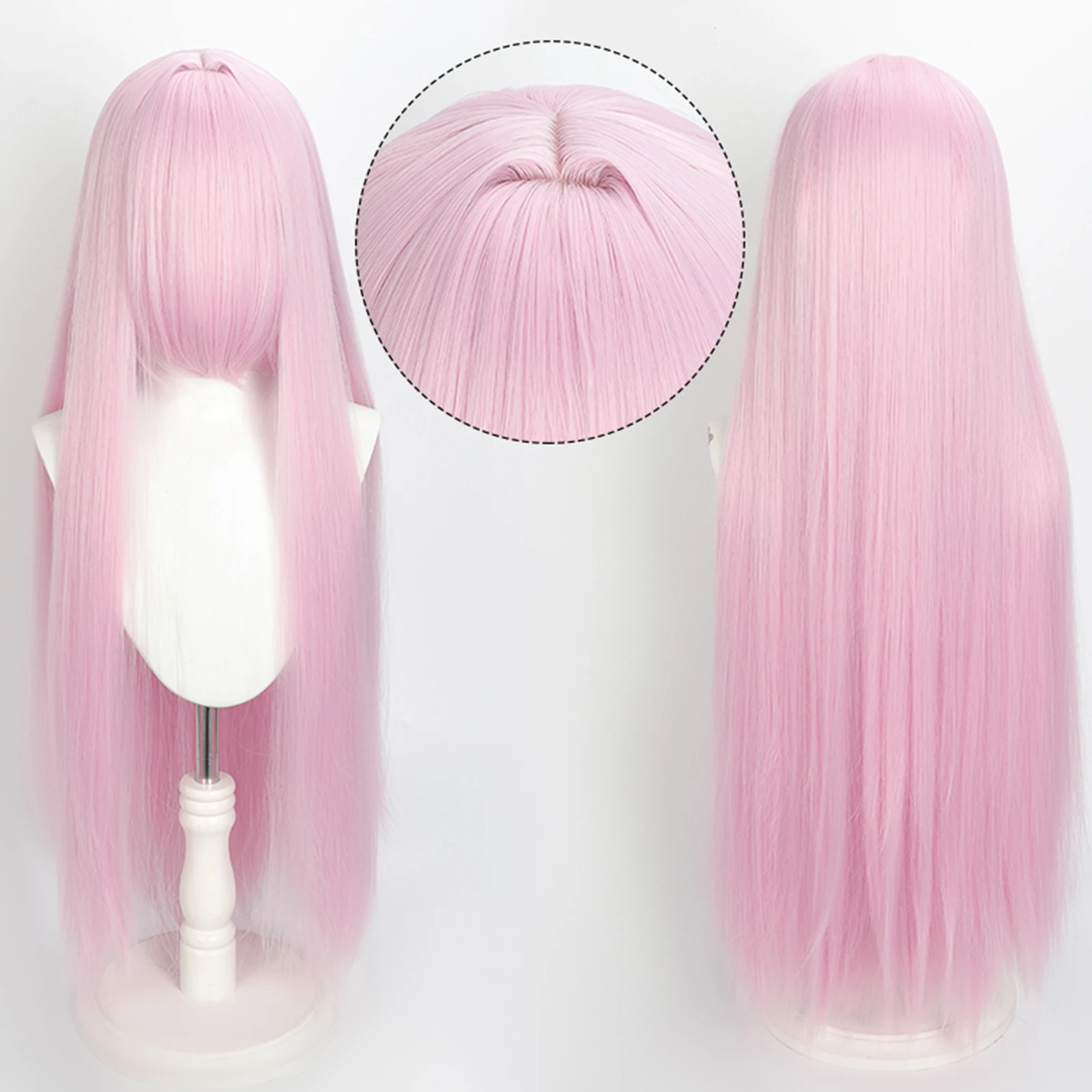 Peruca lisa de 80 cm: foto 27