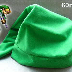 Gorro verde pontudo do Link, de The Legend of Zelda, em tecido macio