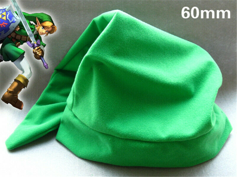 Gorro verde pontudo do Link, de The Legend of Zelda, em tecido macio